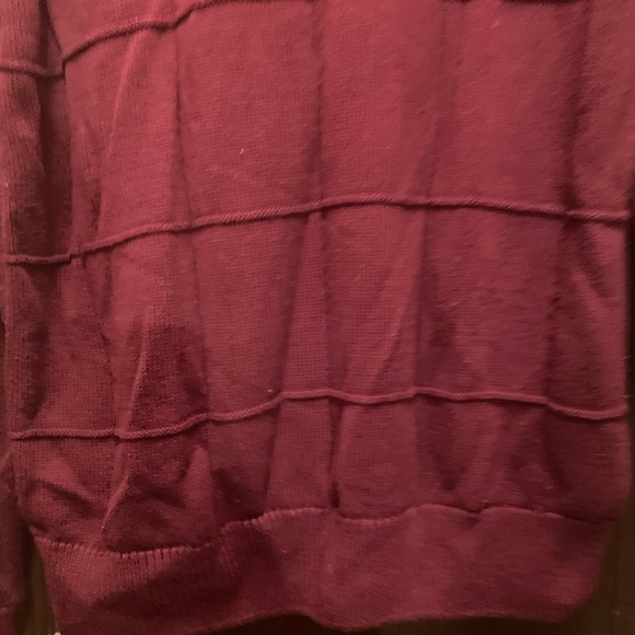 Men’s Small David Taylor Maroon Sweater - Picture 6 of 8